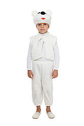 Костюм Білого ведмедя для хлопчика Рост 104-116 см