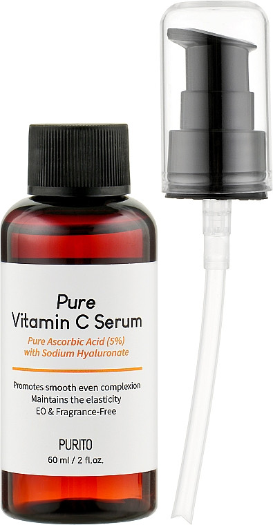 Купить Purito Pure Vitamin C Сыворотка с витамином С и гиалуроновой кислотой 60 мл, цена 630 ₴ — Prom.ua (ID#814063279)