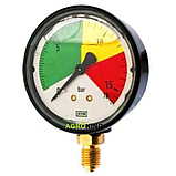 Манометр гліцериновий розподілювача тиску 16 барів Агропласт AP20MG AGROPLAST, фото 3