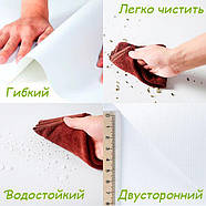 2.5*5.0м ФотоФон Вініловий Білий Матовий VINIL BD-PRO Premium вініловий фон для фото/на картонній трубі, фото 4