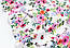 Бязь "Маки, бабки та метелики" на білому тлі, №3911, фото 4