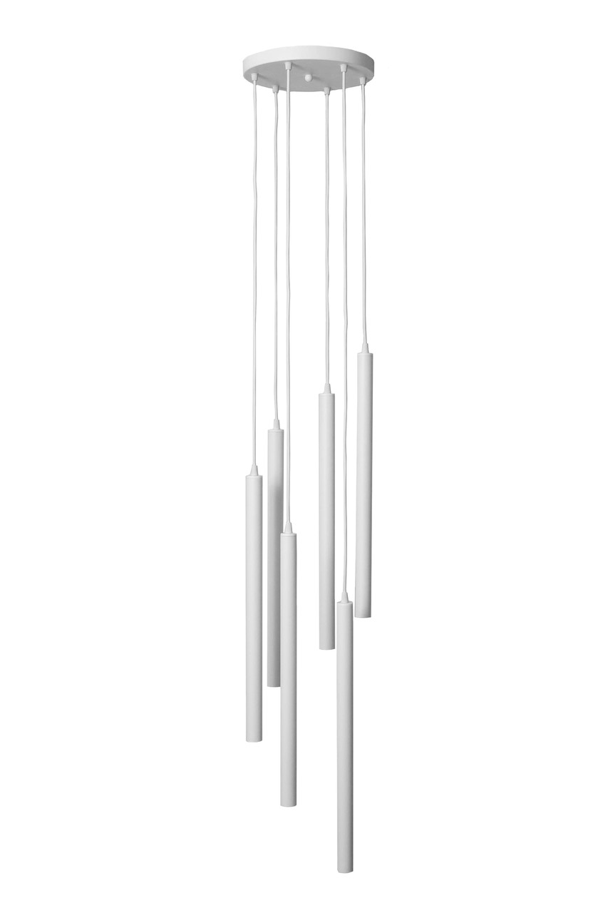 Люстра з підвісними трубками 6-G9-BeatriceNL 3045-6R WH, фото 1