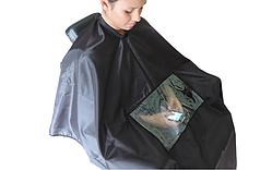 Пеньюар (накидка) перукарська для клієнта з віконцем "Гаджет"