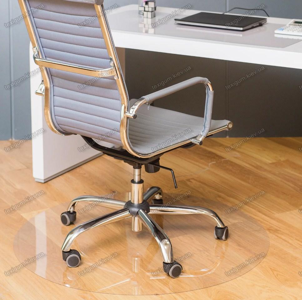 Коврик защитный под кресло 0,8мм 80 см прозрачный круглый - фото 6 - id-p516641220