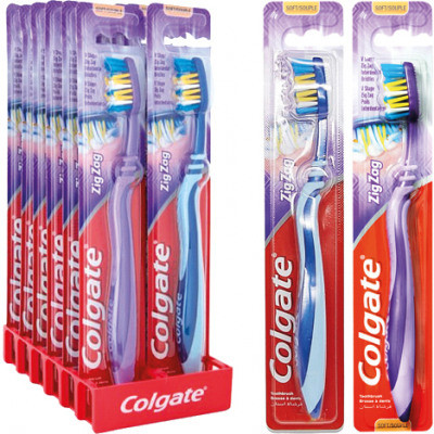 Зубна щітка Colgate ZigZag medium (6001067004943), фото 1