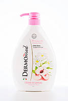 Крем-мило з дозатором DERMOmed FRANGIPANI & PEACH 1000 мл (8032680390791), фото 4