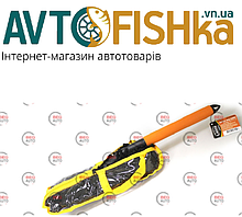 Щітка для змітання пилу антистатик "плоска" пласт. ручка з чохлом