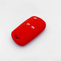 Силиконовый чехол для ключа OPEL (Опель) Astra H Corsa D Vectra C Zafira Красный