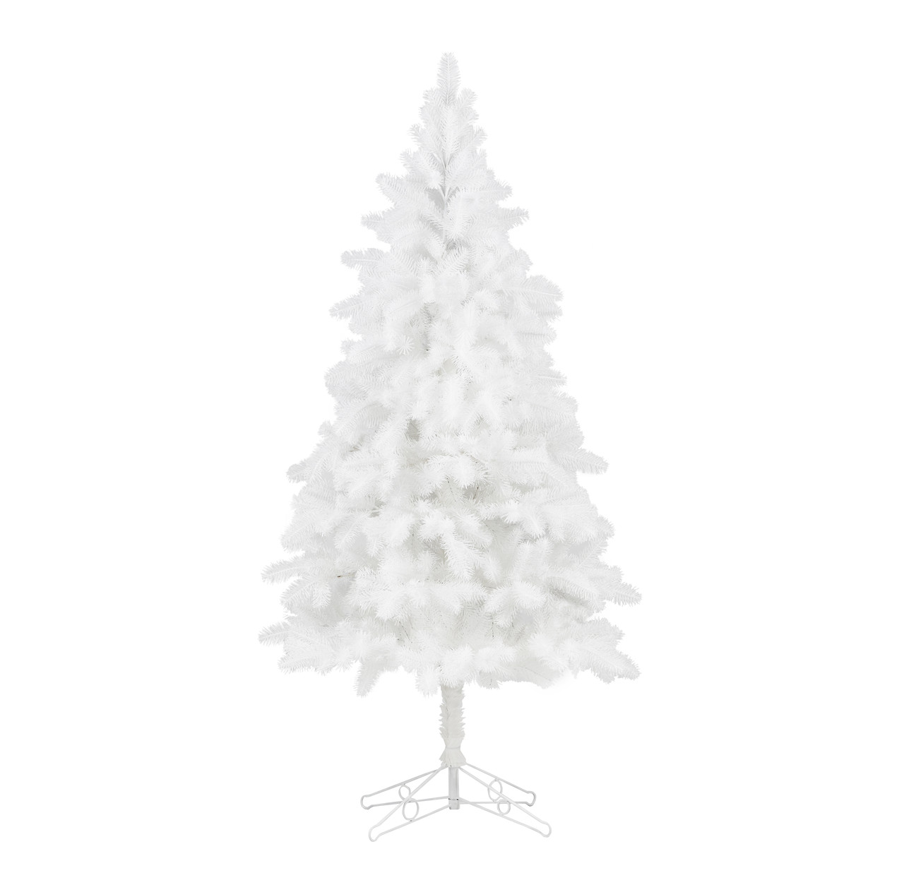 Новорічна штучна лита ялинка Premium 160 см біла, фото 1