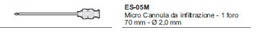 Канюля для інфільтрації BONTEMPI (Німеччина) ES-05М d2 мм/7 см