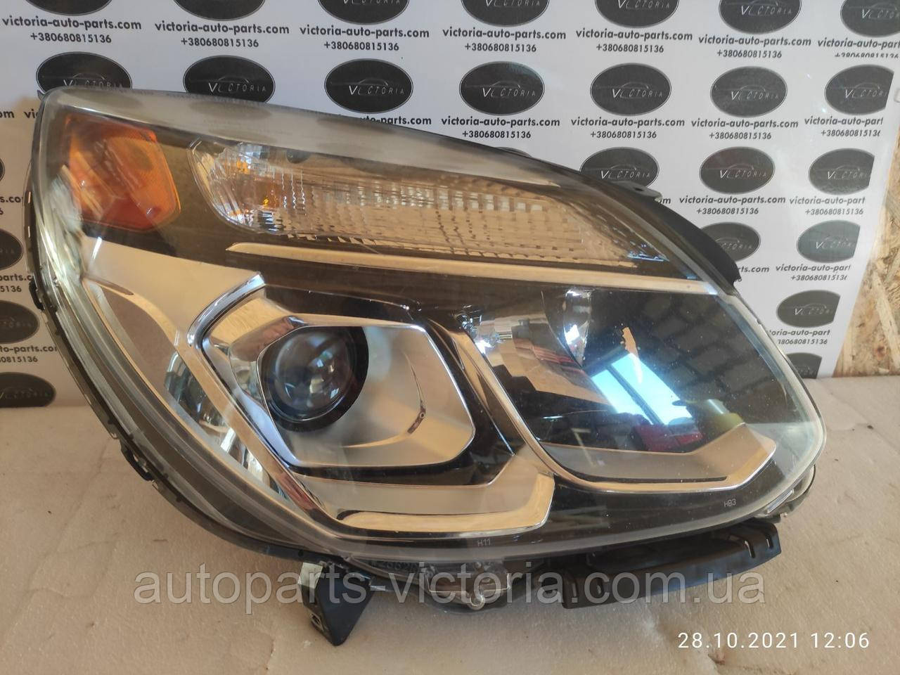 Фара Chevrolet Equinox 2016-2017 правая галоген