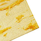 Декоративна 3D панель Supretto гнучка стінова 10 шт., біло-коричнева (Арт. 71340002), фото 2