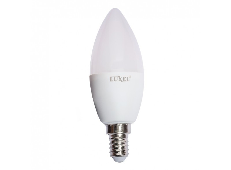 LUXEL Лампа LED C37 10w E14 3000K (048-HE)