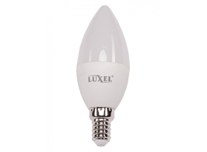 LUXEL Лампа LED C37 4w E14 4000K (044-NE)