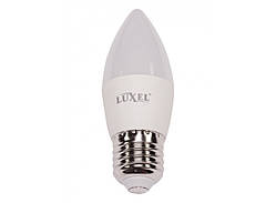 LUXEL Лампа LED C37 6w E27 3000K (047-HE)