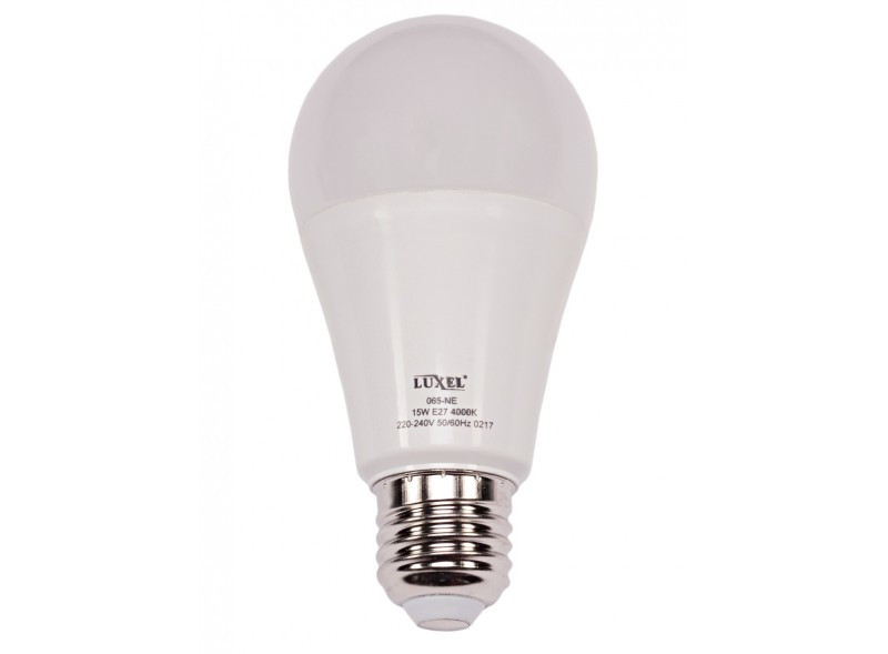 LUXEL Лампа LED А60 12w E27 3000K (064-HE)