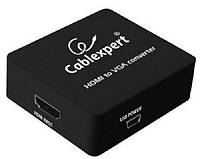 Адаптер Сплітер сигналу Cablexpert DSC-HDMI-VGA-001, з HDMI у VGA (код 63821)