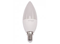 LUXEL Лампа LED C37 5w E14 4000K (044-N)