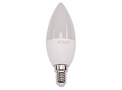LUXEL Лампа LED C37 7w E14 4000K (040-N)