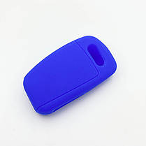 Силіконовий чохол для ключа AUDI (Ауді) A2 A3 A4 A6 A6L A8 S5 Q7 TT Синій, фото 3
