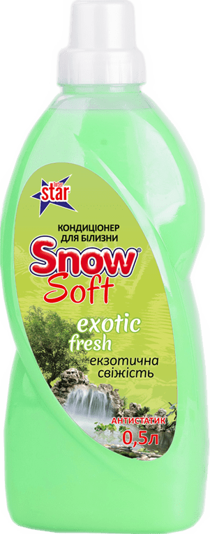 Кондиціонер для білизни Snow Soft Exotic Fresh (Екзотична свіжість) 500 мл