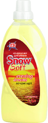 Кондиціонер для білизни Snow Soft Evening Dreams (Вечірні мрії) 500 мл, фото 1