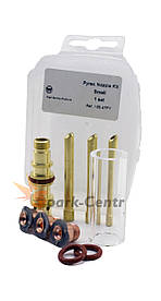 Комплект для TIG зварювання з прозорим соплом Pyrex Ø 20 мм до пальників WP-17