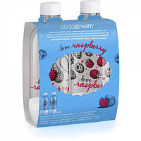 Набір із 2 пляшок по 1 літру для води Sodastream Love Raspberry