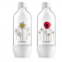 Набір із 2 пляшок по 1 літру для води Sodastream Flowers in Winter