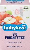 Органический, детский фруктовый чай babylove Bio Baby Früchtetee, 40 гр