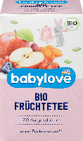 Органічний, дитячий фруктовий чай babylove Bio Baby Früchtetee, 40 гр