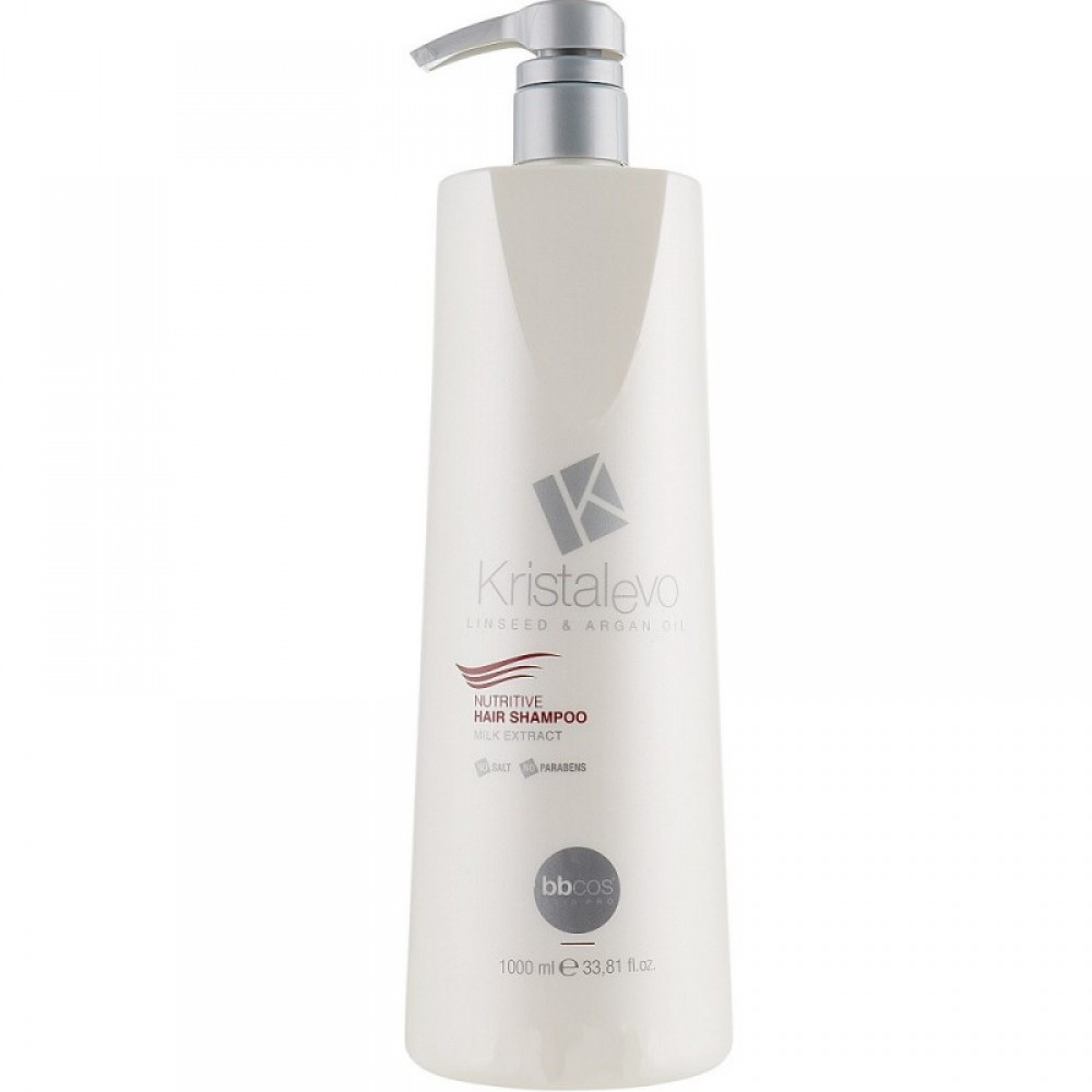Шампунь Зволожувальний для волосся BBCos Kristal Evo Hydrating Hair Shampoo, 1000 мл