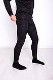Комплект чоловічого термобілизни двошарового зимового INSANE термокофта і штани чоловічі чорного кольору розмір XXXL, фото 3