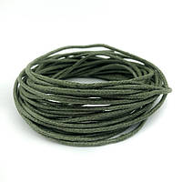 Вощений шнур оливковий 1,5 мм