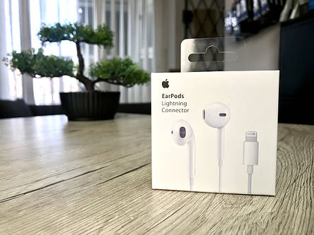 Наушники Apple EarPods with Lightning Iphone навушники айфон Лайтинг вхід, фото 2