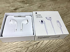 Наушники Apple EarPods with Lightning Iphone навушники айфон Лайтинг вхід, фото 3
