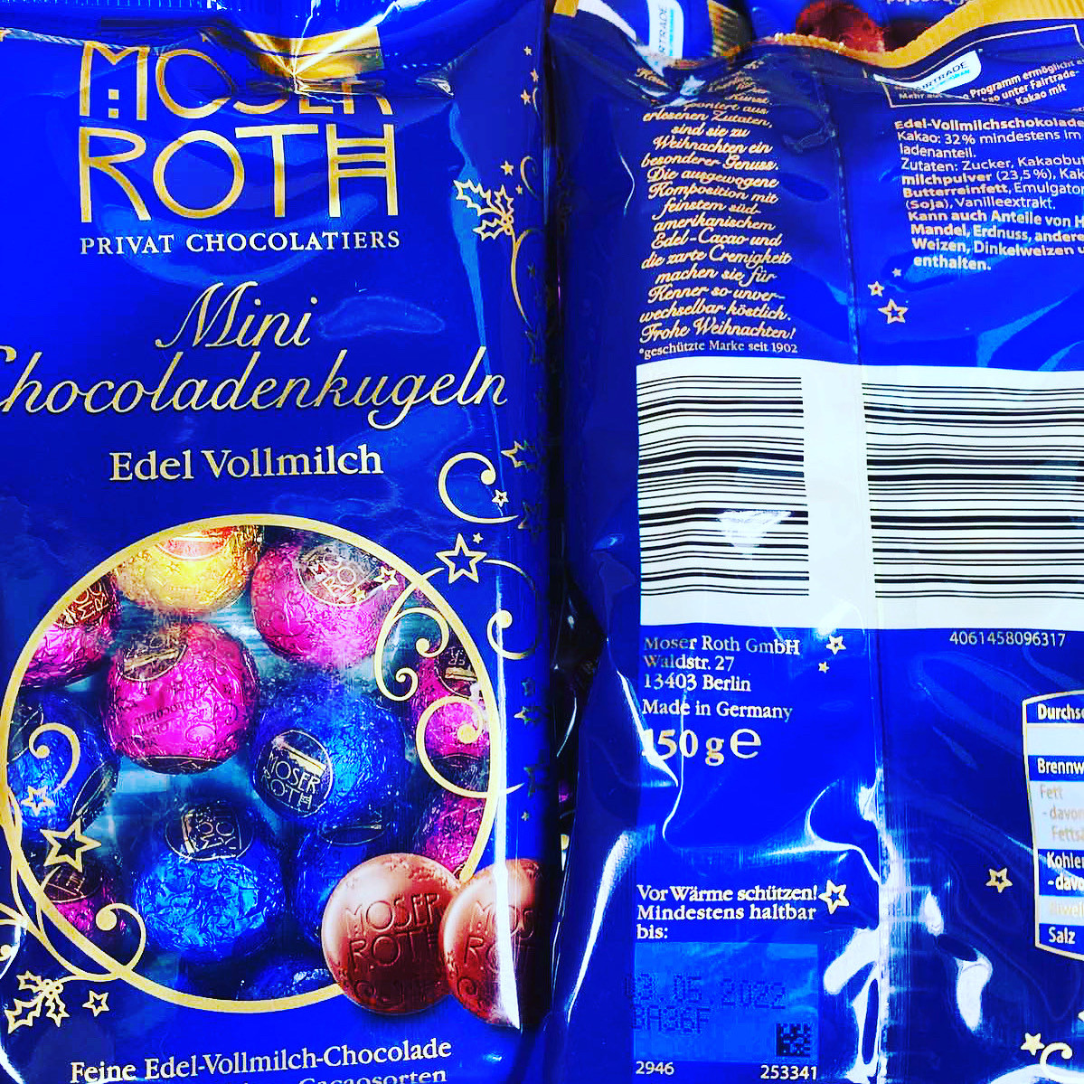 Цукерки шоколадні Moser Roth Mini Ostereier Edel Vollmilch 150 г Німеччина(опт 5 шт)