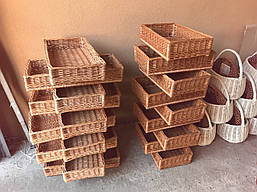 Плетені короби/лотки з лози. Будь-яких розмірів ‼️, фото 4