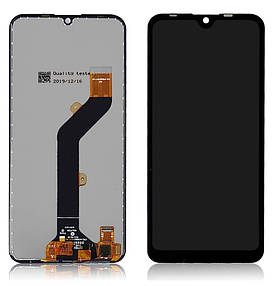 Дисплей для Tecno Spark 4 Air (KC6 | KC1J) із сенсорним склом (Чорний) Оригінал Китай