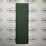 Клапан для сумки вузький. "Орнамент". Смарагдовий, фото 2