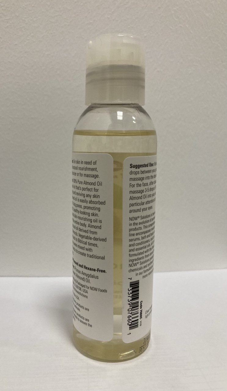 УЦЕНКА! Now Foods, Solutions, Масло сладкого миндаля, 118 мл - фото 4 - id-p1500811547