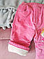 Теплі дитячі штани для новонародженої дівчинки, фото 2