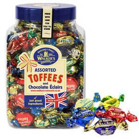 Ириска Walkers Assorted Toffees and Chocolate Eclair 1250g