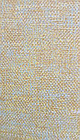 Обои виниловые на флизелине BN Linen Stories 0.53x10.05 однотон под ткань лен желтые разные оттенки