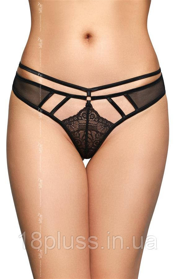 Жіночі стрінги Softline 2490, чорні M/L