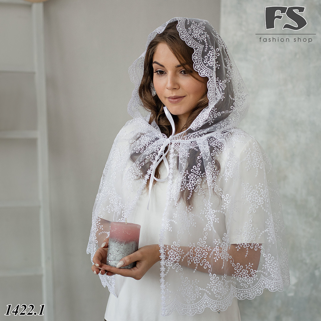 Палантин накидка в храм, на хрестини, на вінчання Мартель