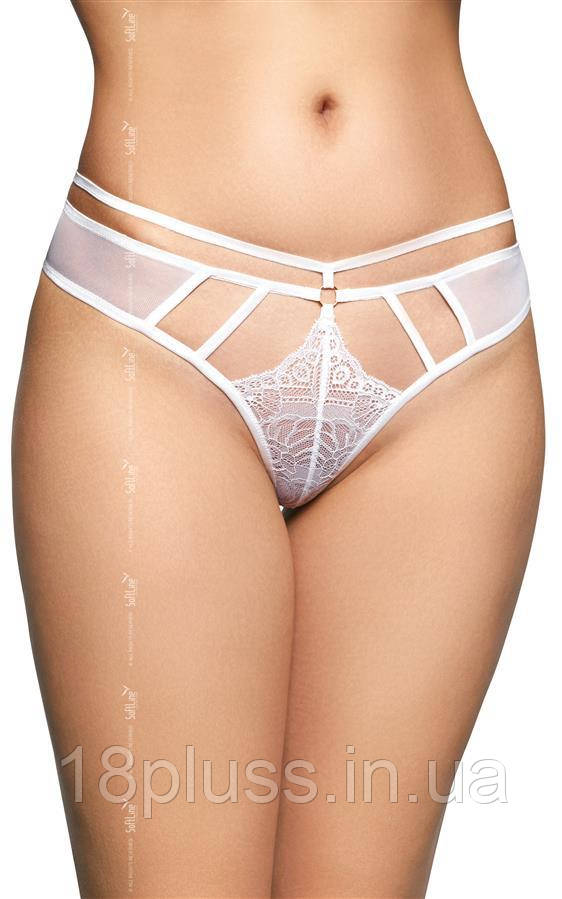 Жіночі стрінги Softline 2490, білі S/M