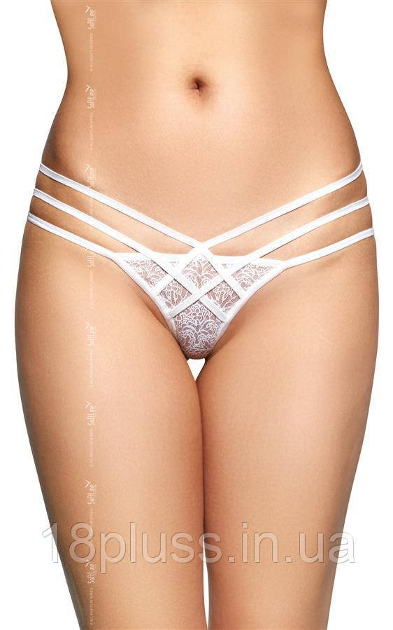 Жіночі стрінги Softline 2492, білі S/M