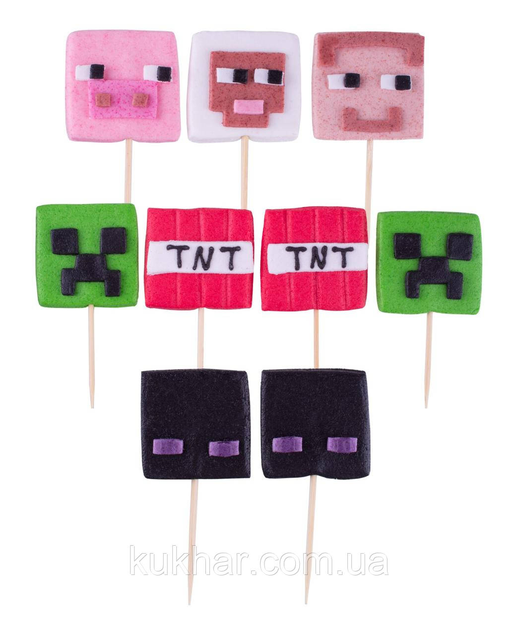 Набір для прикрашання торту "Майнкрафт", фото 1