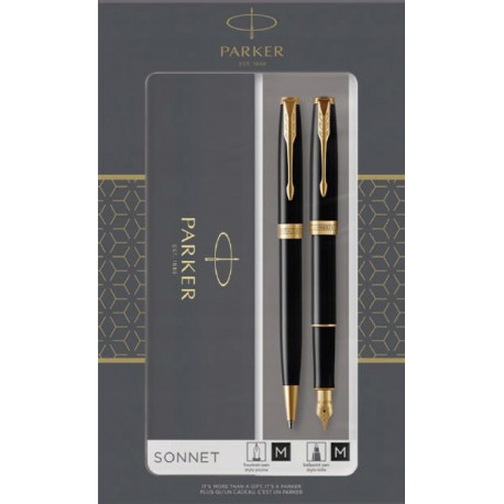 Набор ручек Parker SONNET 08 Laque Black